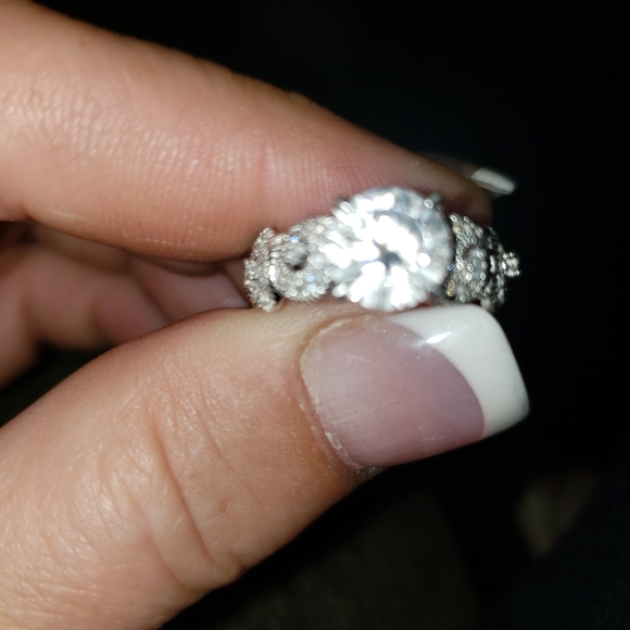 Silver Sterling Wedding Set - Picture 6 of 8